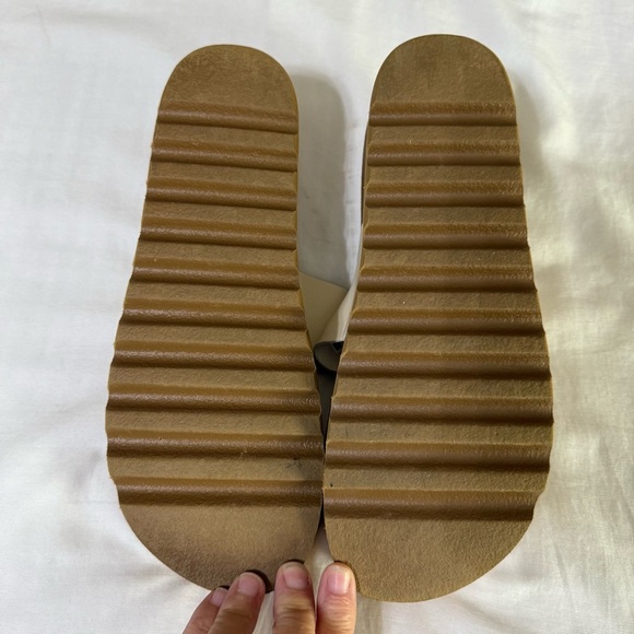 Women's Reef Cushion Sol Hi Platform Sandals Size 8 Ivory Platform Casual Beach - Picture 7 of 9